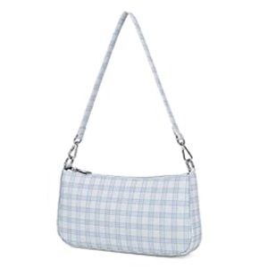 Mini Blue Gingham Purse